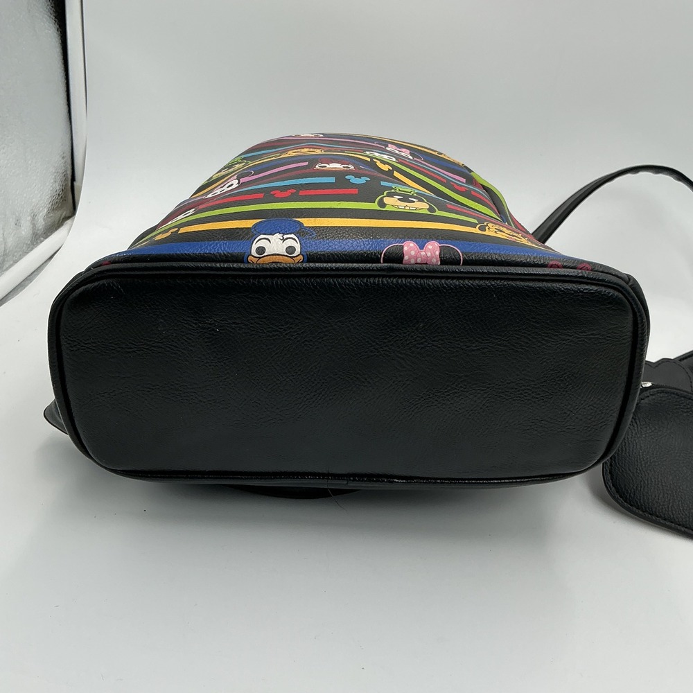 Disney Funko Pop Mickey Friends Rainbow Stripe Emoji Mini Backpack Minnie Charm - Picture 5 of 9